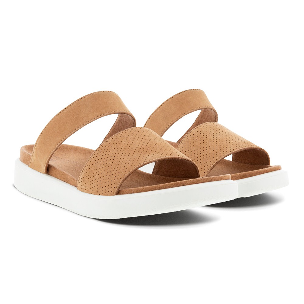 ECCO Womens Sandals Brown - Yuma - POE-741568